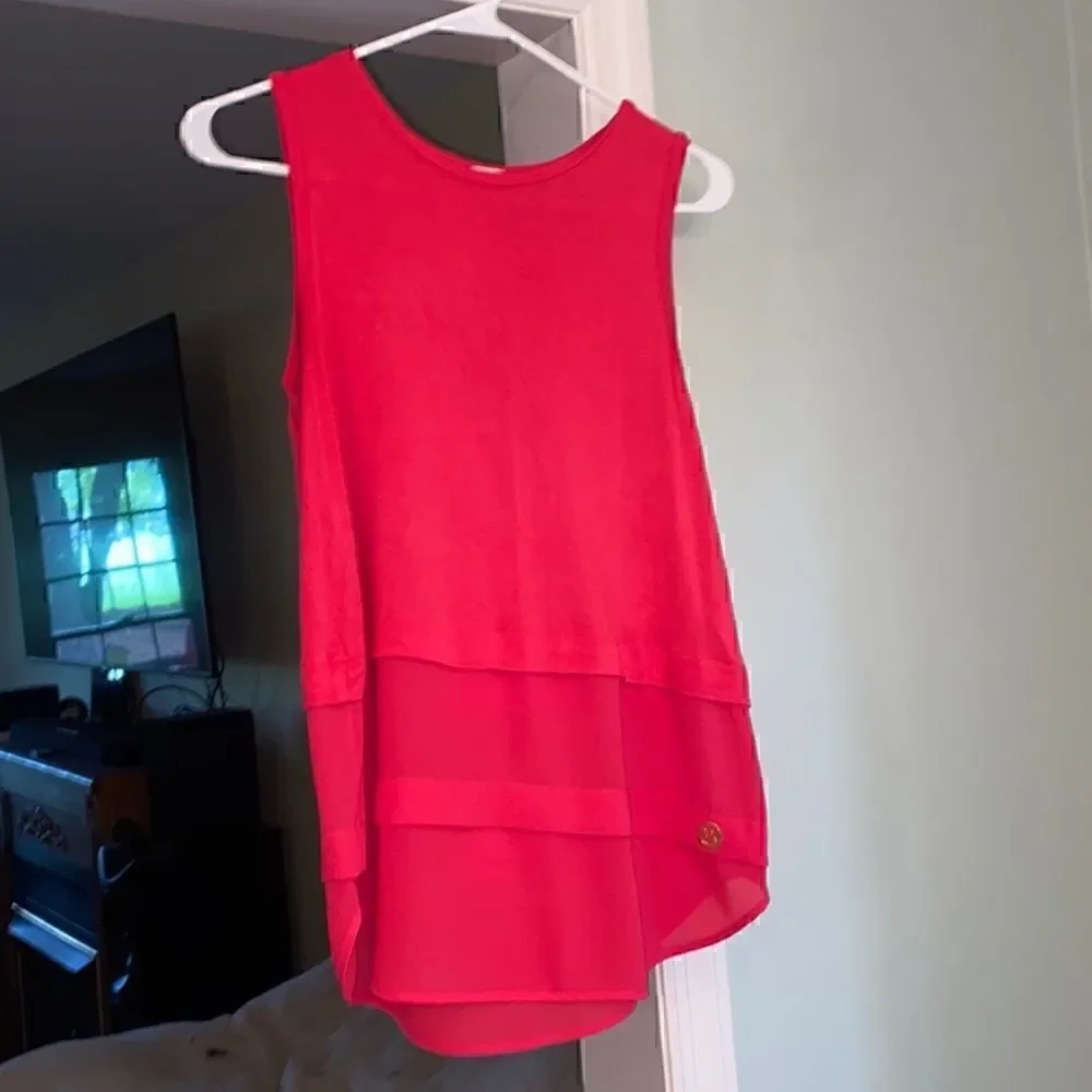 Michael Kors Layered Jersey Top size small​